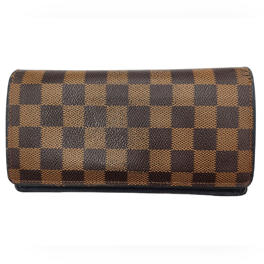 Louis Vuitton Damier Ebene Sarah Wallet